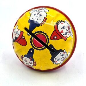 Kirchhof  Ratchet Life of the Party Noise Maker‎ 1928 Circus Clown Faces